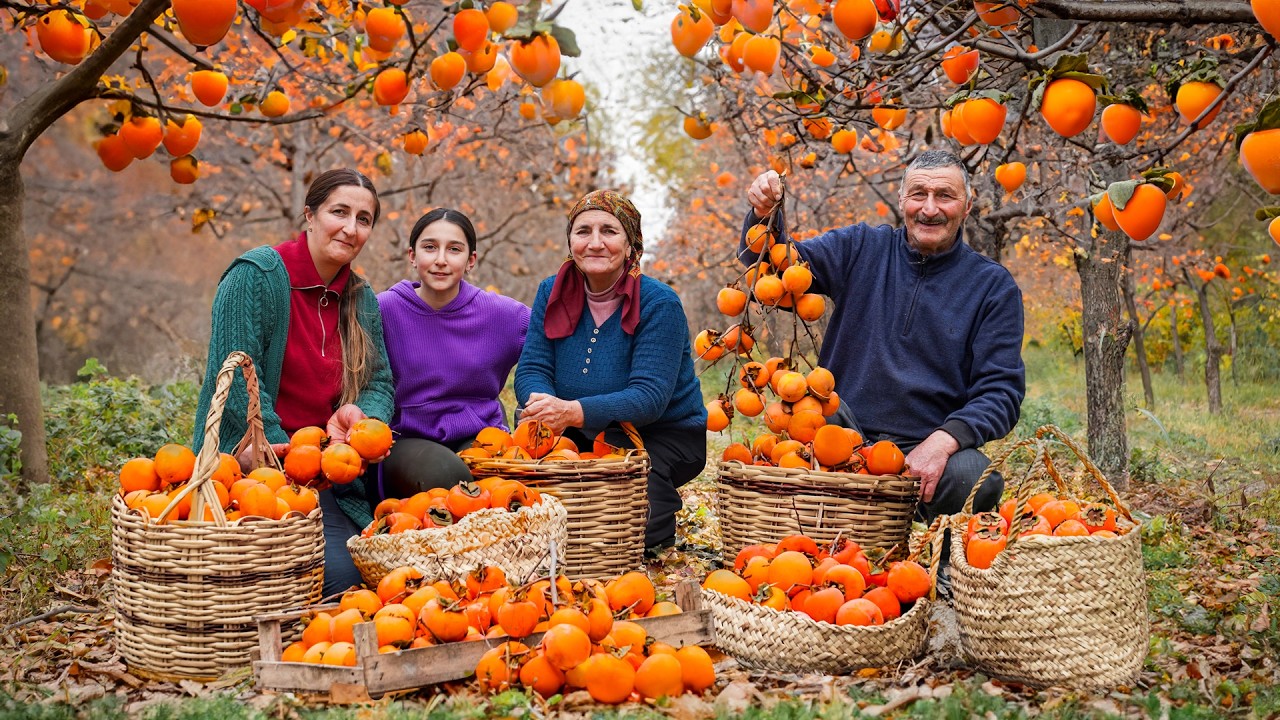 Baking Persimmon Pie! A Sweet Oriental Slice of Winter Comfort