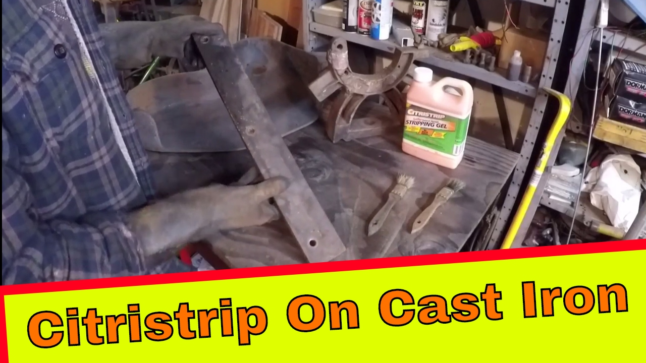Citristrip on Cast iron Parts