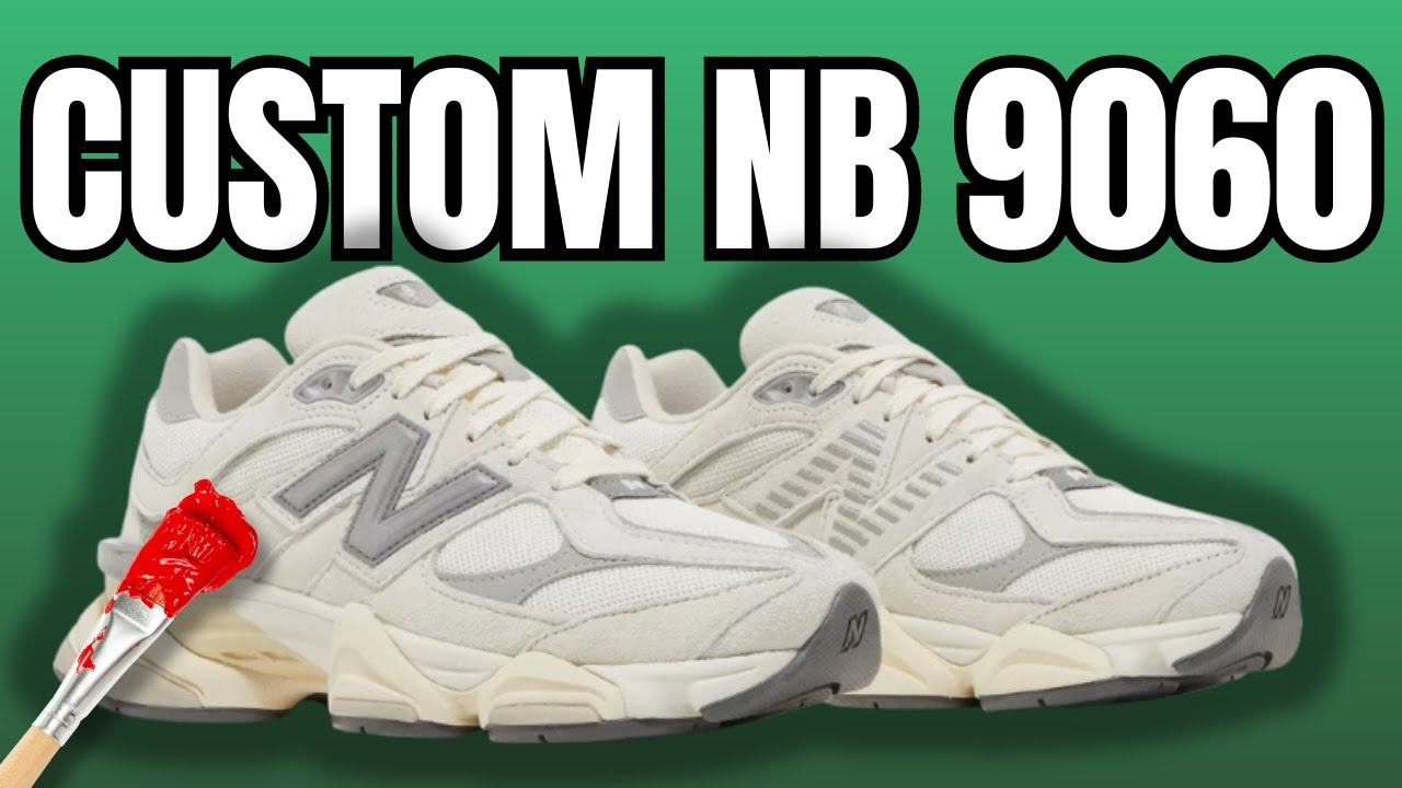 I Turned My New Balance 9060 into a Custom Work of Art 🔥👟🎨