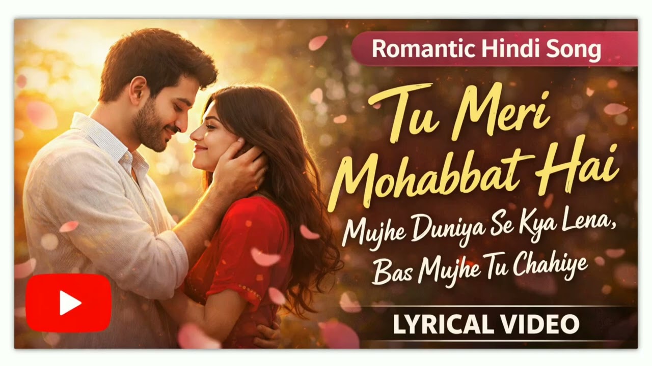 Tu Meri Mohabbat Hai | Romantic Hindi Song | Lyrical Video