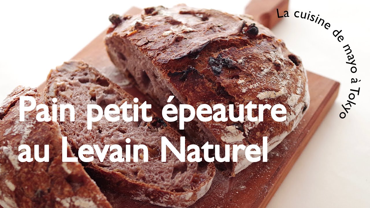 Recette de Pain 100% petit épeautre et Levain Maison!!/ Sans Pétrissage