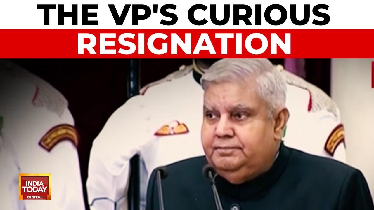 VP Dhankhar's Shock Resignation: Health Plea or Political Pressure? | India Today
