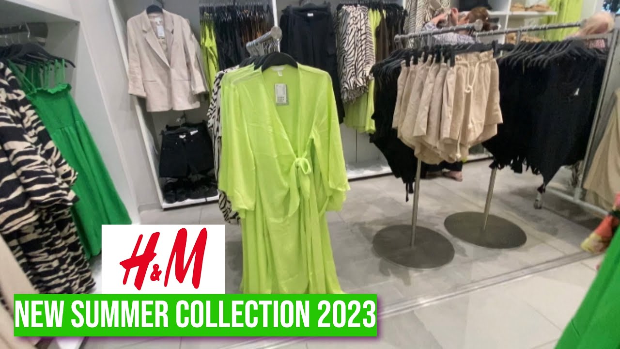 H&M NEW WOMEN'S COLLECTION IN JUNE 2023. H&M SUMMER 2023