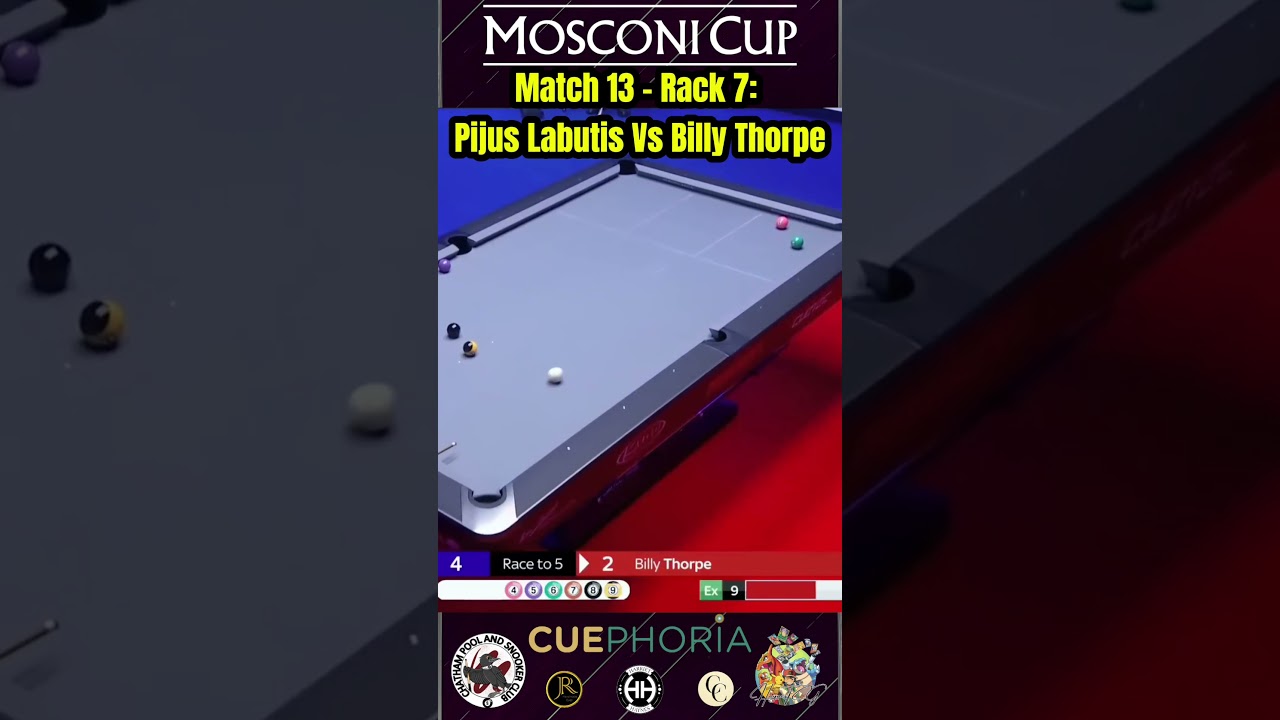Puchar Mosconiego: Mecz 13 - Stojak 7 #bilard #9ball #sport #bilard #kr&oacute;tkie #filmy #wideo #usa #svb #na żywo