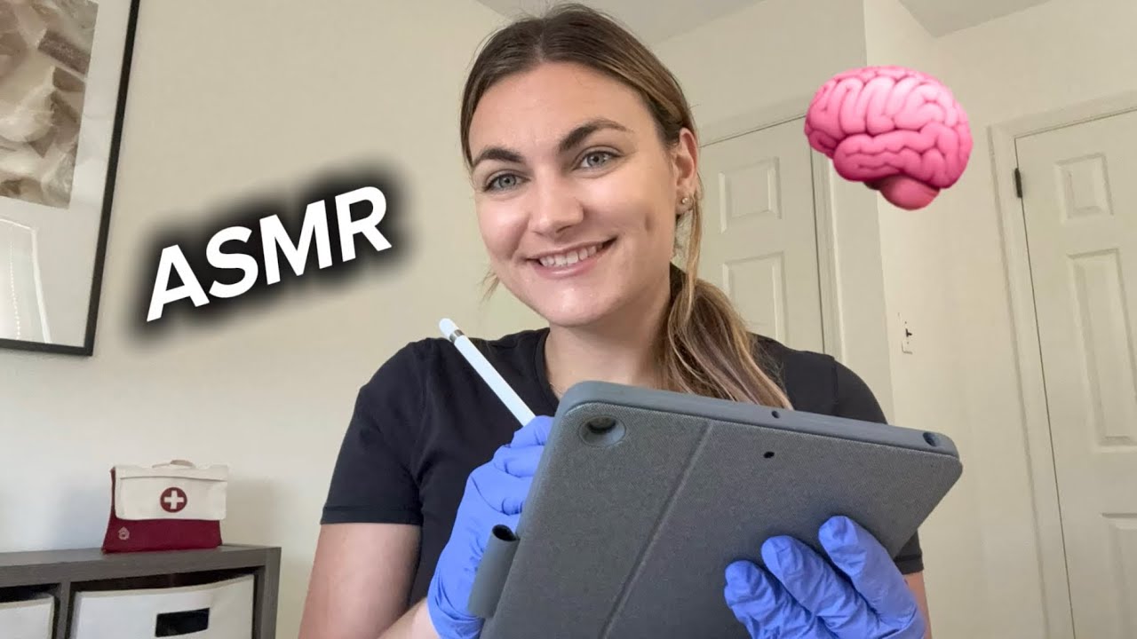 ASMR cranial nerve exam ✅