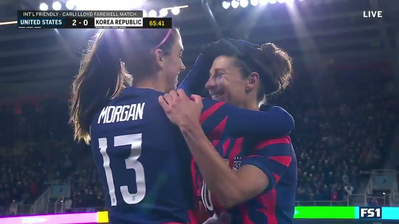USWNT vs South Korea: Carli Lloyd substitution | Oct. 26, 2021
