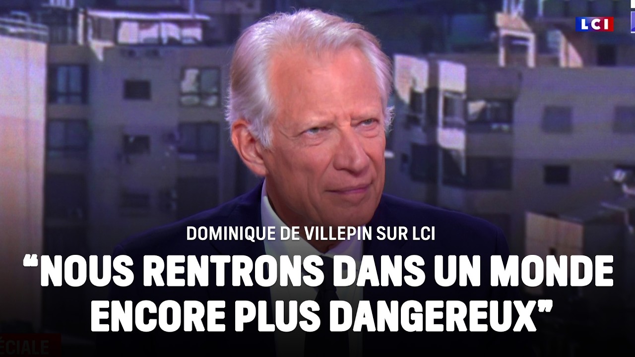 Guerre en Iran : Dominique de Villepin invité de LCI