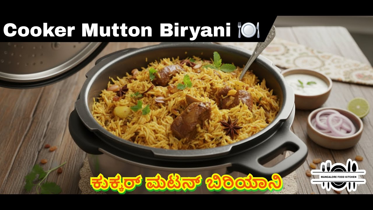 Cooker Mutton Biryani 👌😋#bachelor #cookermutton #biryani #muttonrecipe #rice #viral #views 