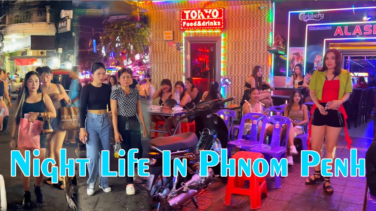 Phnom Penh Night Life Street 136 Red Zone Look Like In 2024