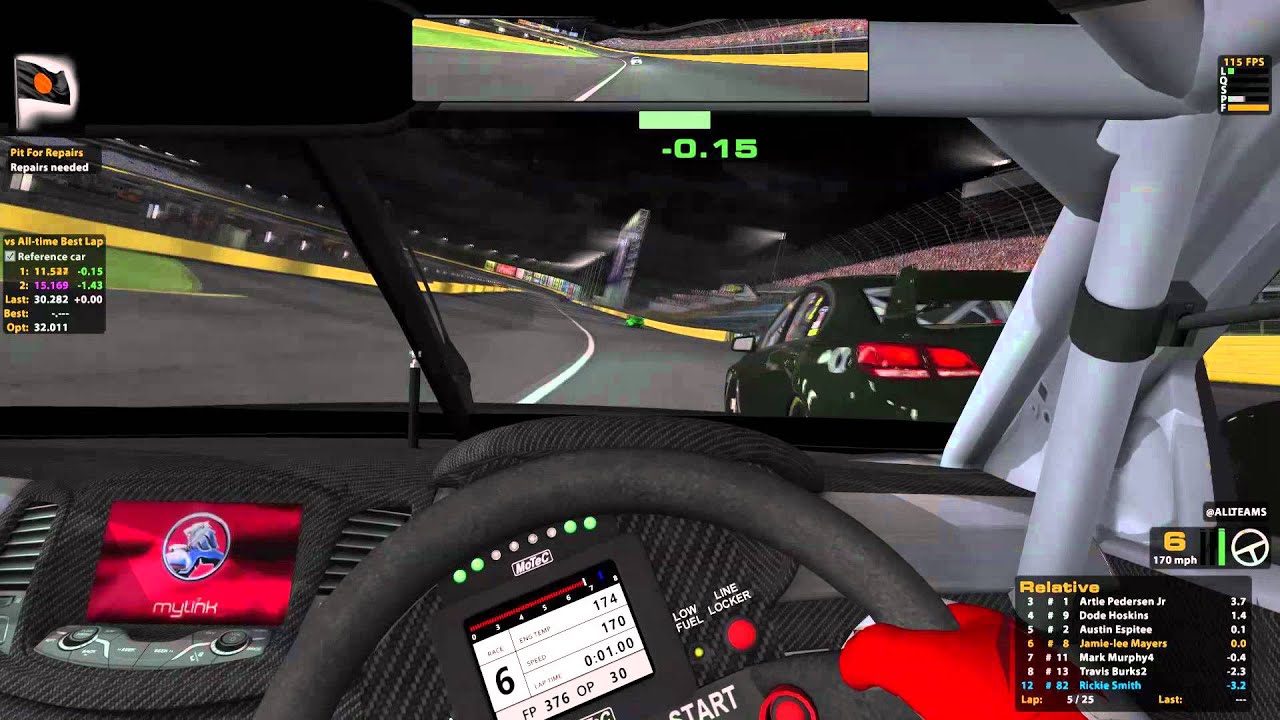 iRacing | 13th Week Aussie V8 Oval Cup - Holden V8 @ Charlotte Motor Speedway