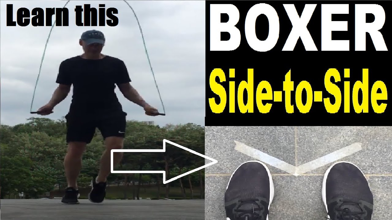 Jump Rope Boxer Step Tutorial - The Boxer’s Side-to-Side Step: Skipping like a Boxer