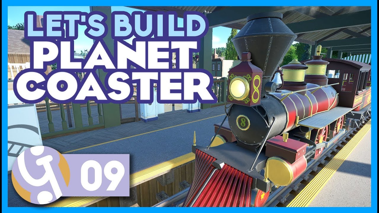 🌵 Western Train Station | Let's Build Planet Coaster #09