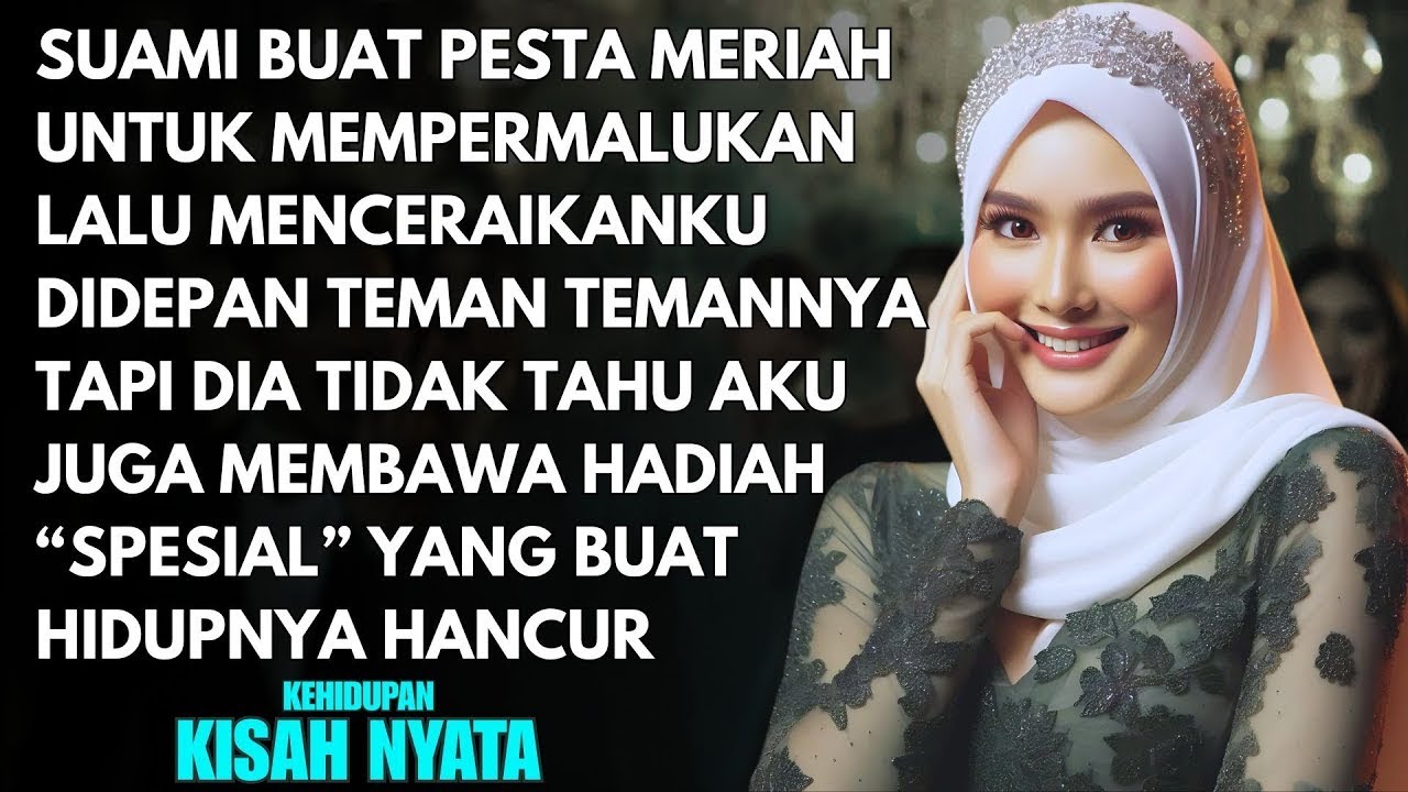 SUAMI BUAT PESTA UNTUK CERAIKAN AKU - LALU KUBERI DIA HADIAH ''SPESIAL'' YANG BUAT TAWANYA JADI DUKA