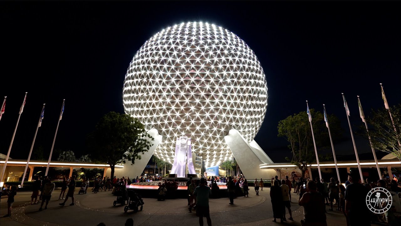 EPCOT Spaceship Earth Beacon of Magic Multi-Angle Experience in 5K | Walt Disney World Florida 2021