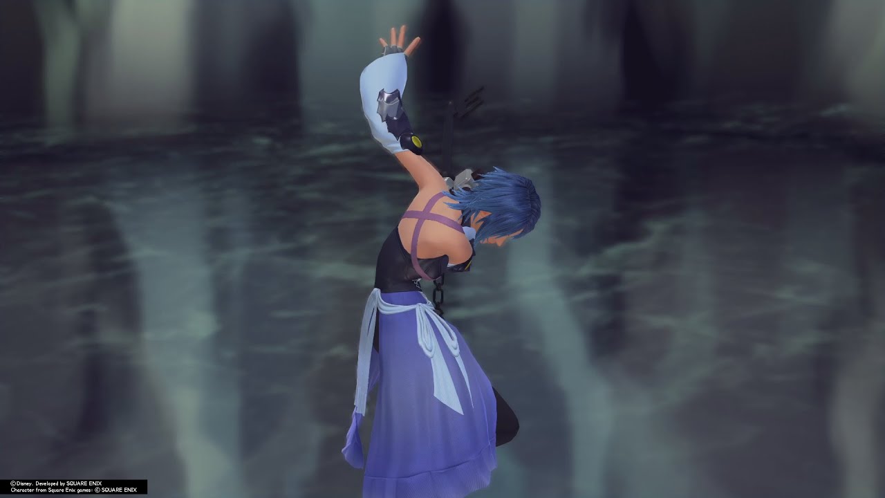 Kingdom Hearts 0.2 Birth By Sleep - EASY method for damageless Phantom Aqua (Flawless Victory)