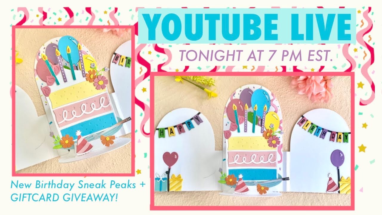 Birthday Trifold Sneak Peaks
