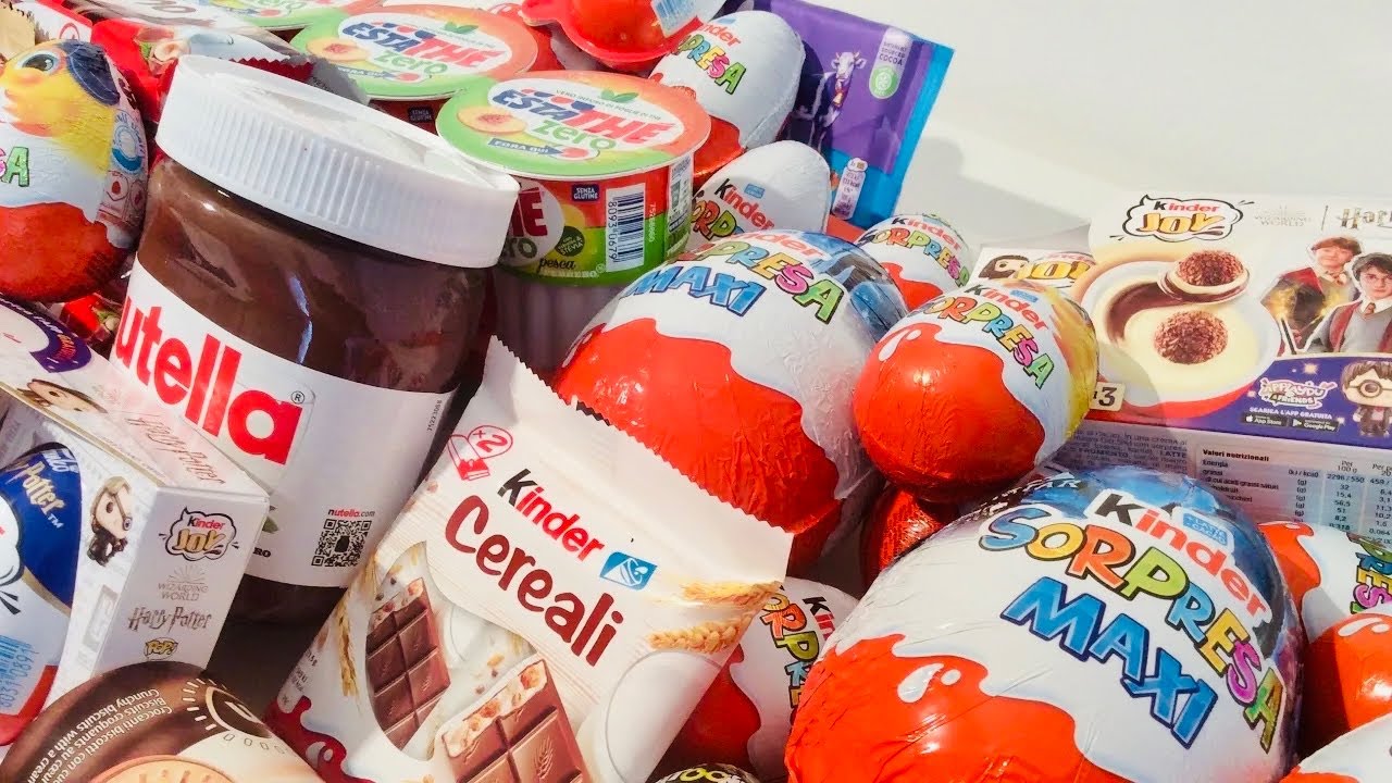 FILLING PLATTER ~ Kinder  Nutella  Milka Duplo ASMR