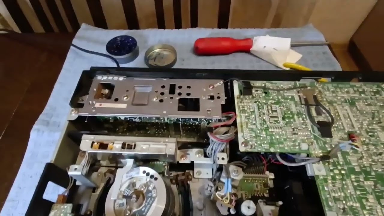 Panasonic NV-L25EE включение после ремонта блока питания.