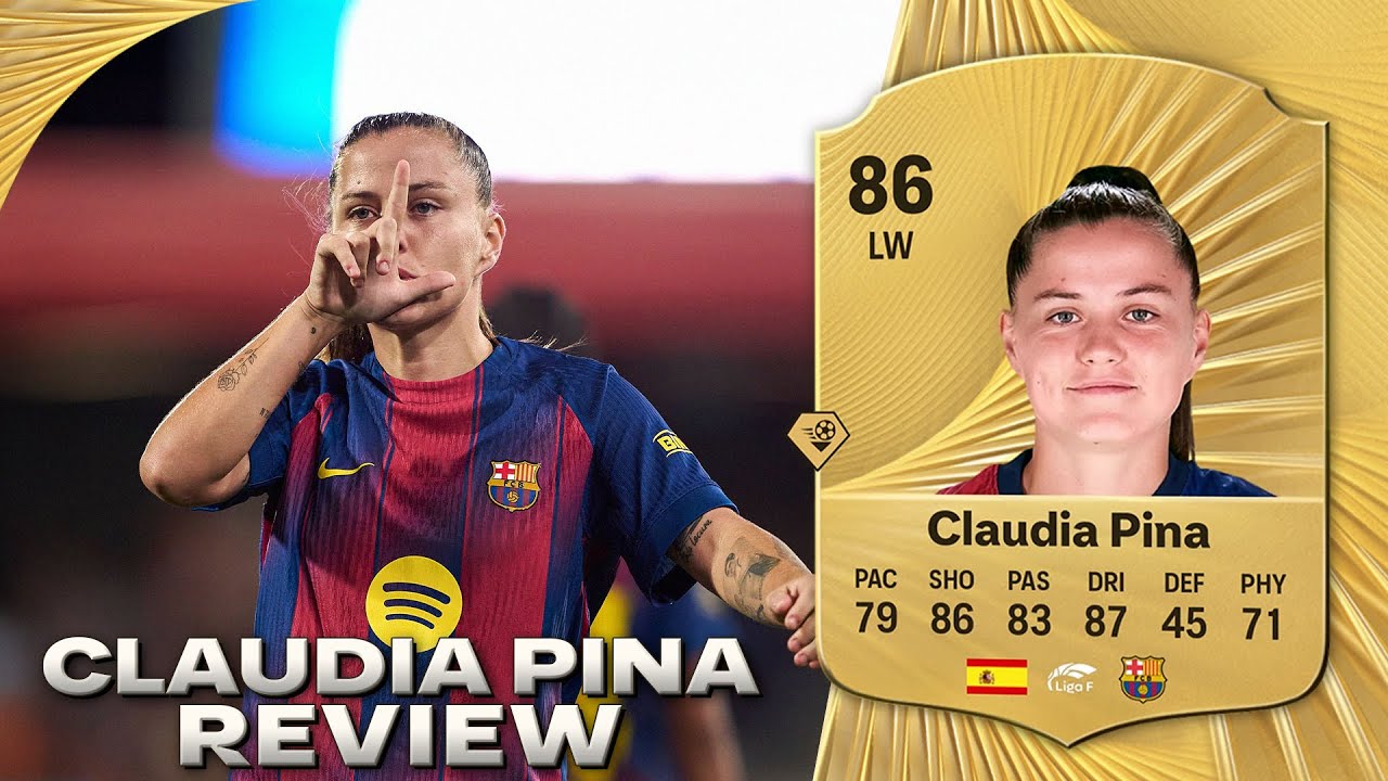 ¡¿POR QUÉ ES TAN POPULAR?! 😱 86 CLAUDIA PINA FC 26 ORO REVIEW
