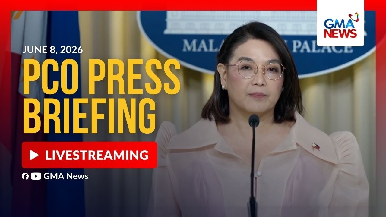LIVE - PCO press briefing (June 8, 2026) | GMA News - Replay