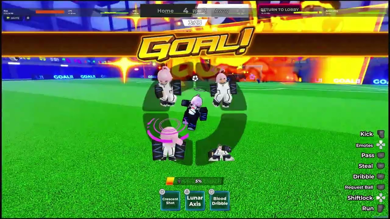 Roblox #8 : the excitement of each team in achieving victory