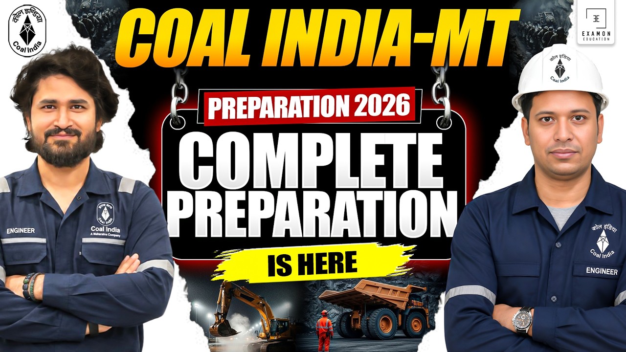 Coal India Recruitment 2026 | Complete Management Trainee Preparation Strategy #coalindia
