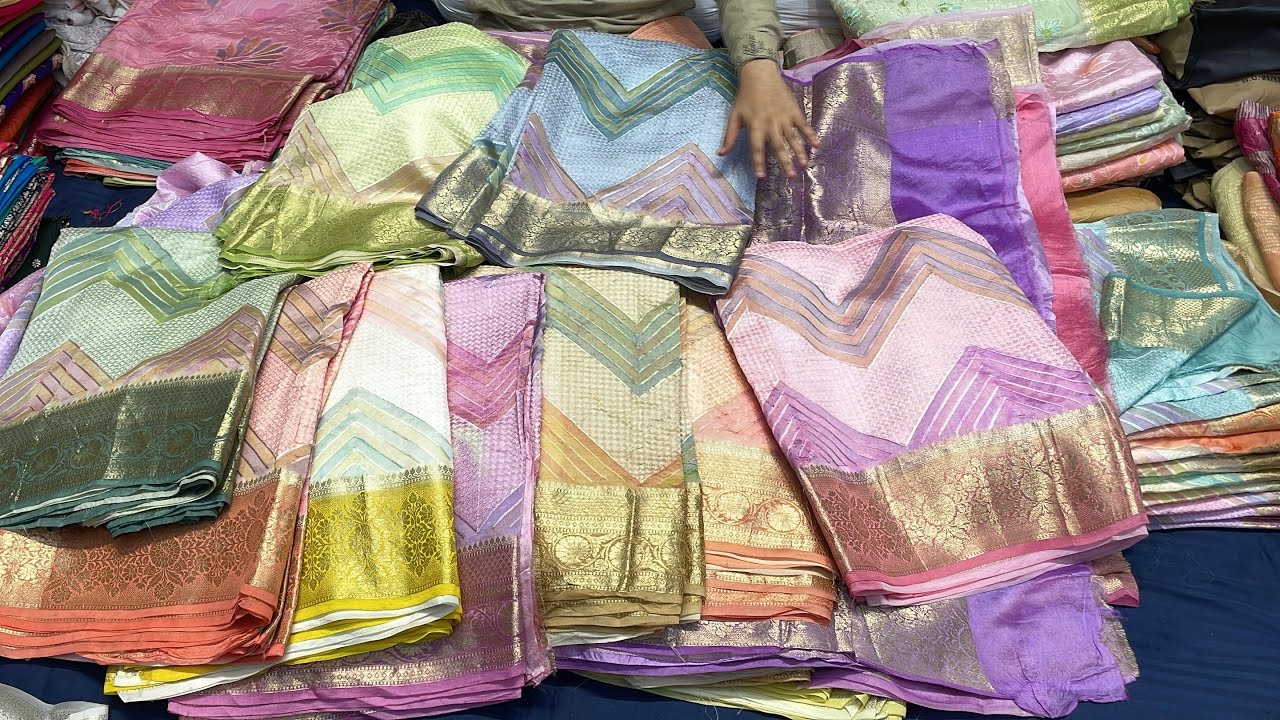 100% Pure Silk Lightweight Chikankari Embroidery Rangkat Meenakari Silk Saree Raw Silk Mango Fabric