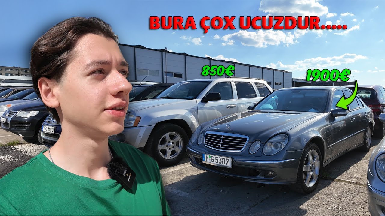 AVROPANIN ƏN UCUZ MAŞIN BAZARINA GETDİM