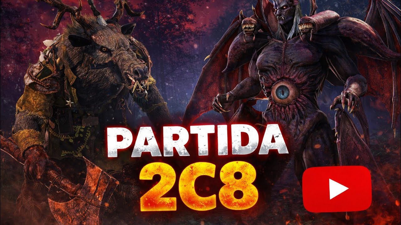 Partida de dead by daylight con el Hombre ciervo y la forma autentica de Drácula 