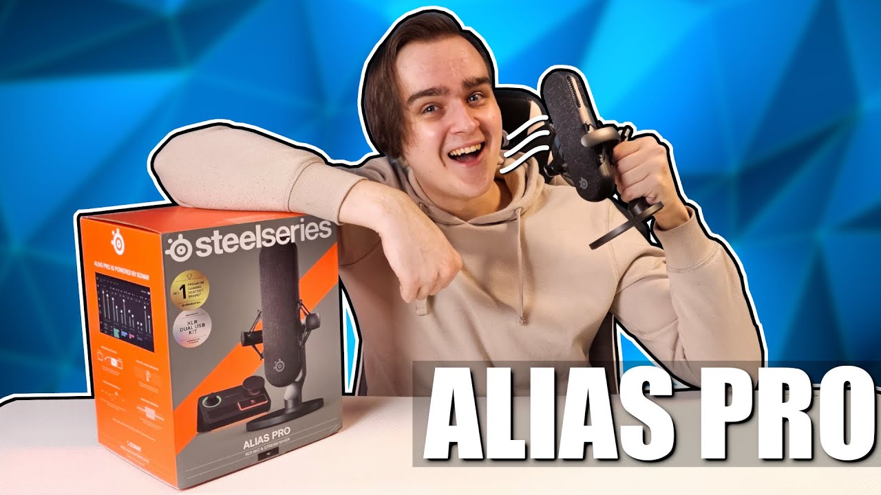 MANO NAUJAS MIKROFONAS! // SteelSeries Alias Pro