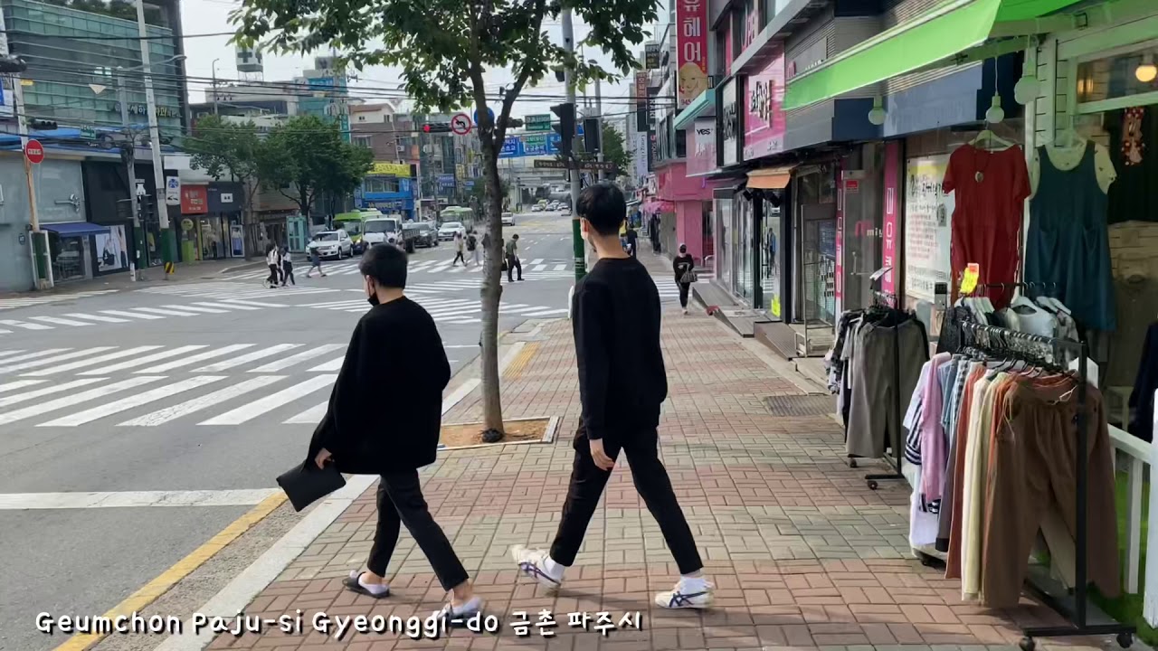 Geumchon-금촌 South Korea Walking around Sunday evening 05 July 2020