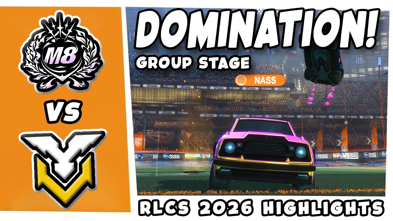 Gentle Mates vs Team BSK - HIGHLIGHTS! | RLCS 2026 Group Stage Final | Europe Boston open 3