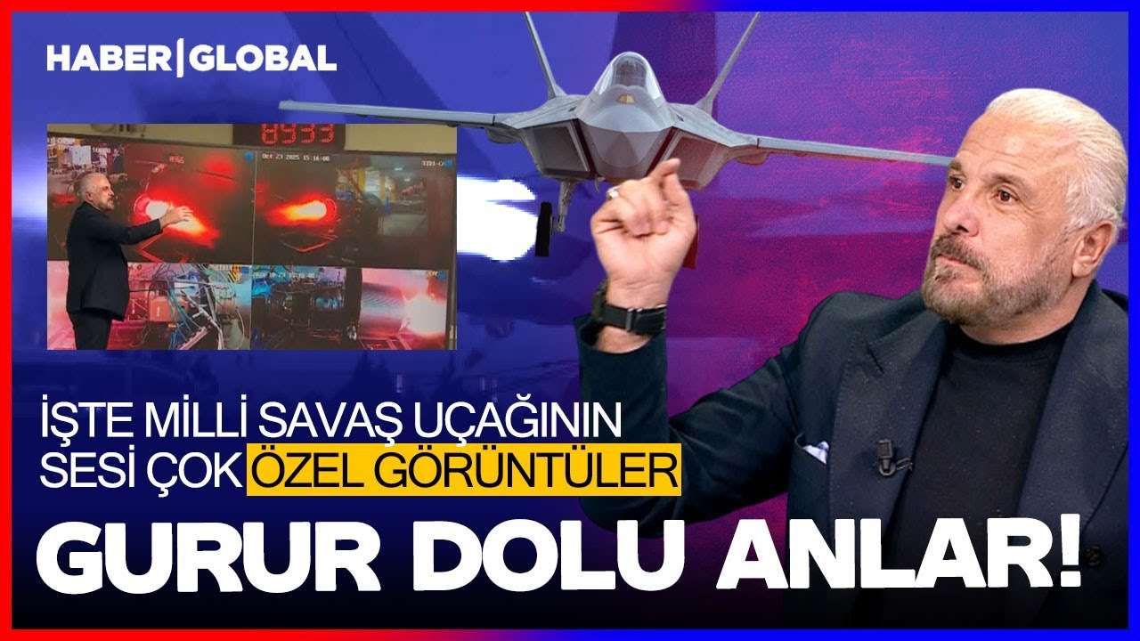 Gurur Dolu Anlar! Milli Savaş U&ccedil;ağı KAAN'ın Motoru B&ouml;yle &Ccedil;alıştı Yer G&ouml;k Sallandı