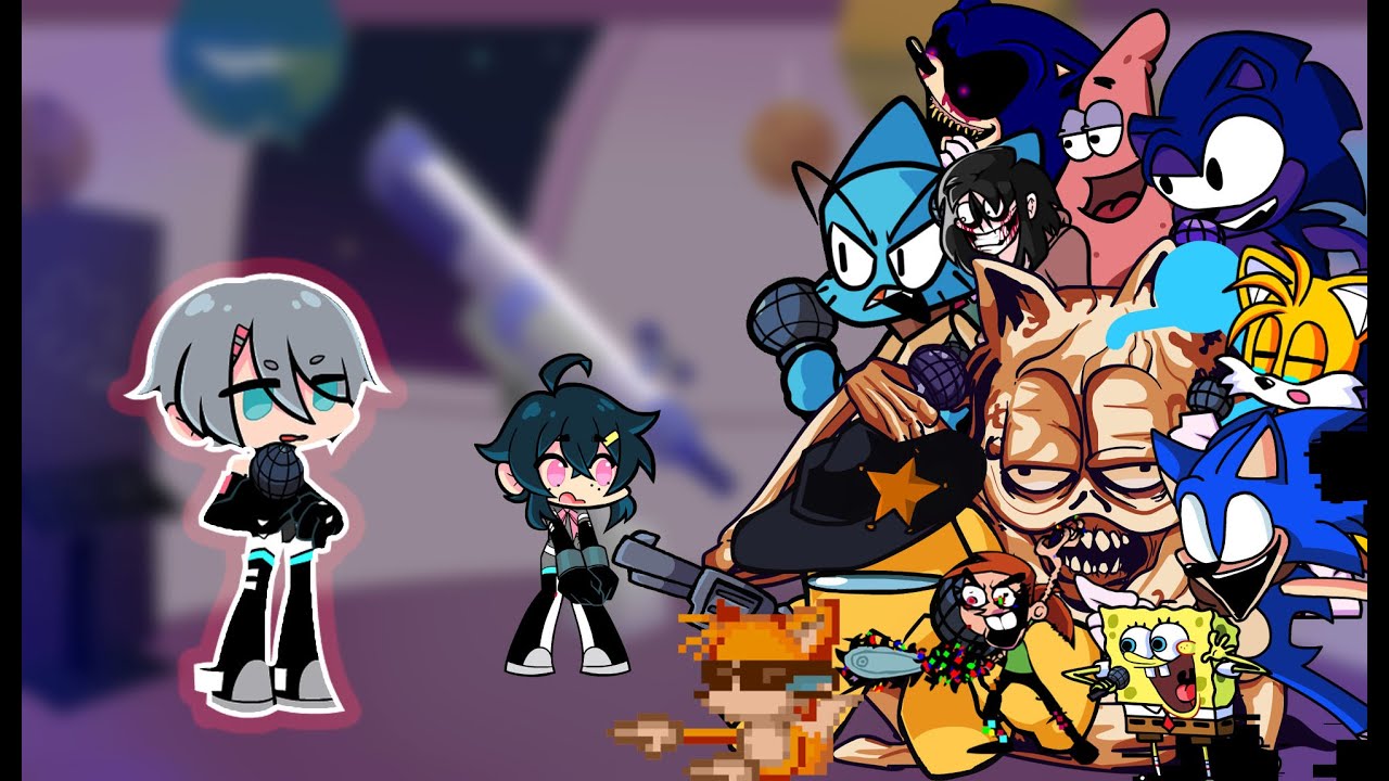 FNF Lock Down(Vs Kou V3) But Different Characters Sing It🎵Everyone(Kepler Observation Unit)