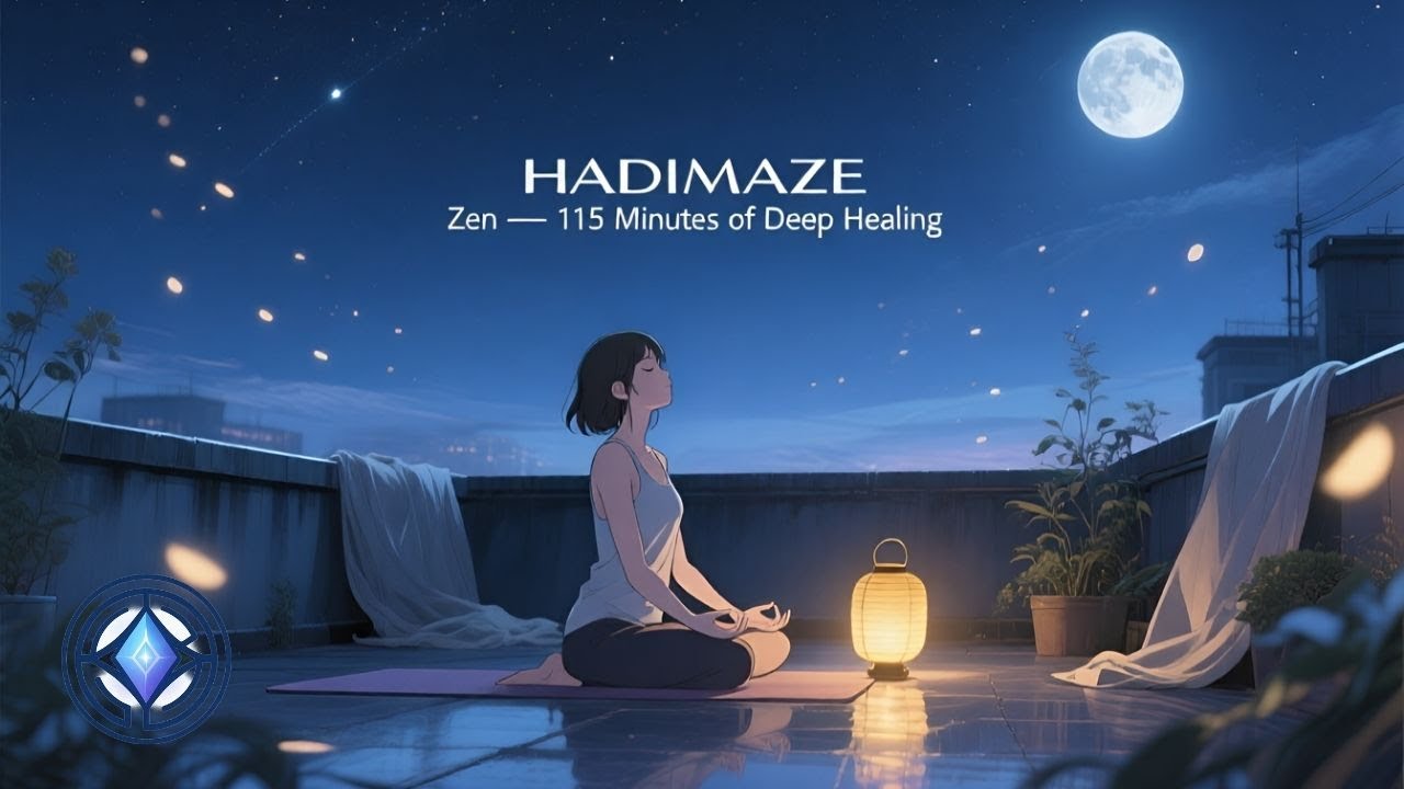 115 Minutes of Deep Meditation & Gentle Yoga Flow | Rainy Cinematic Calm | HADIMAZE