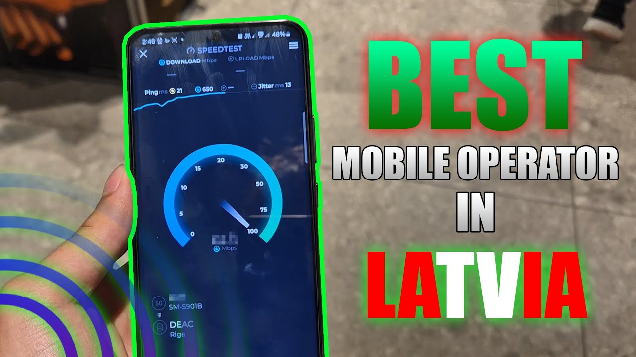 BEST Mobile Operator in LATVIA