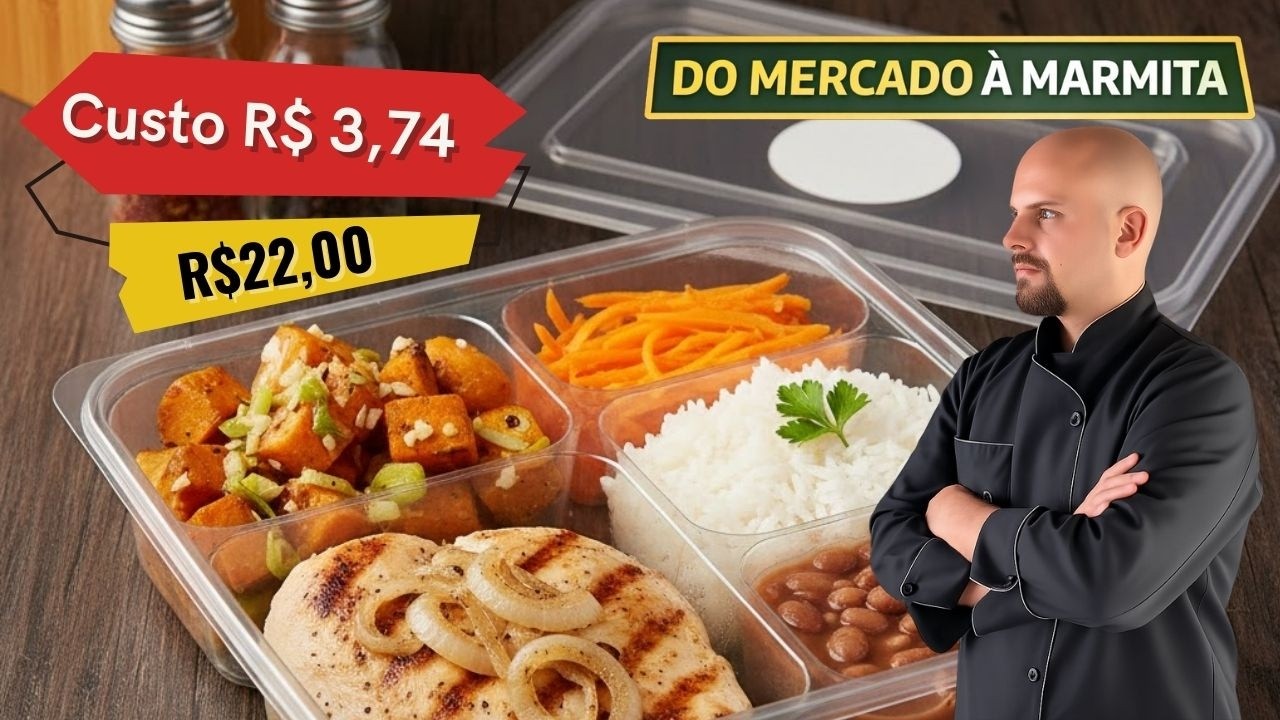 👉 De R$3,74 para R$22: Marmita de Equilíbrio que Sustenta Lucro | Ep.22