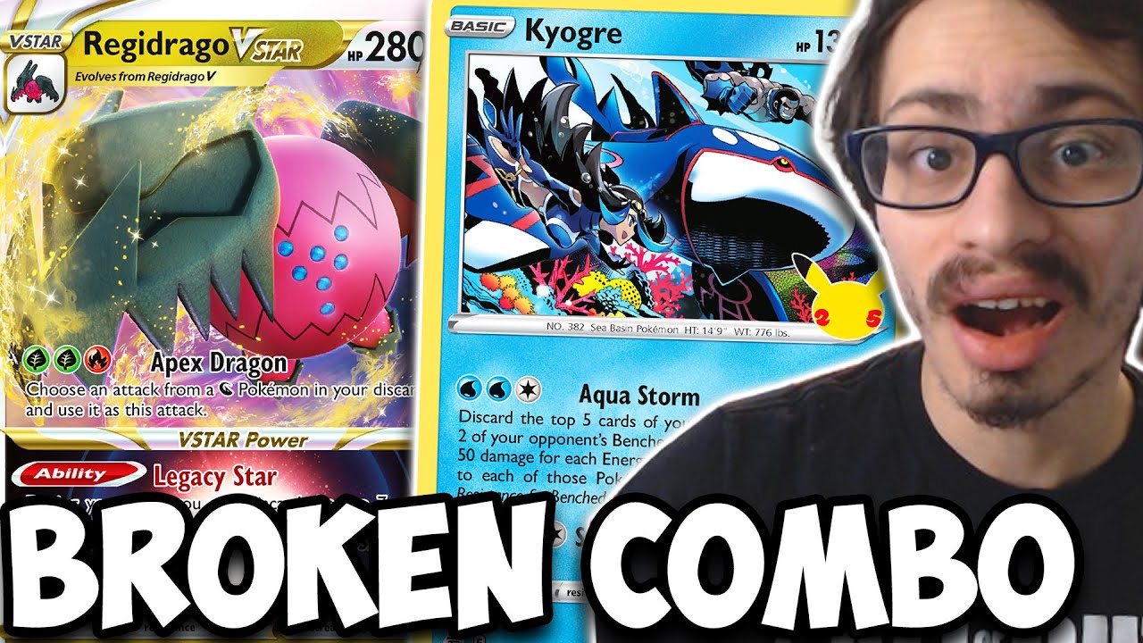 Regidrago VSTAR Makes Kyogre Even More BROKEN! Turn 3 Aqua Storm! Lost Box PTCGL