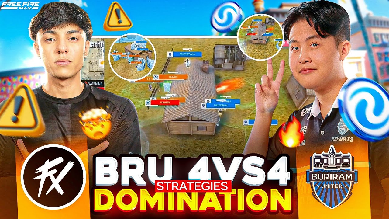 4v4 Fight Masterclass🔥- Pro Strategies That Actually Work  || Free Fire Esports Analysis