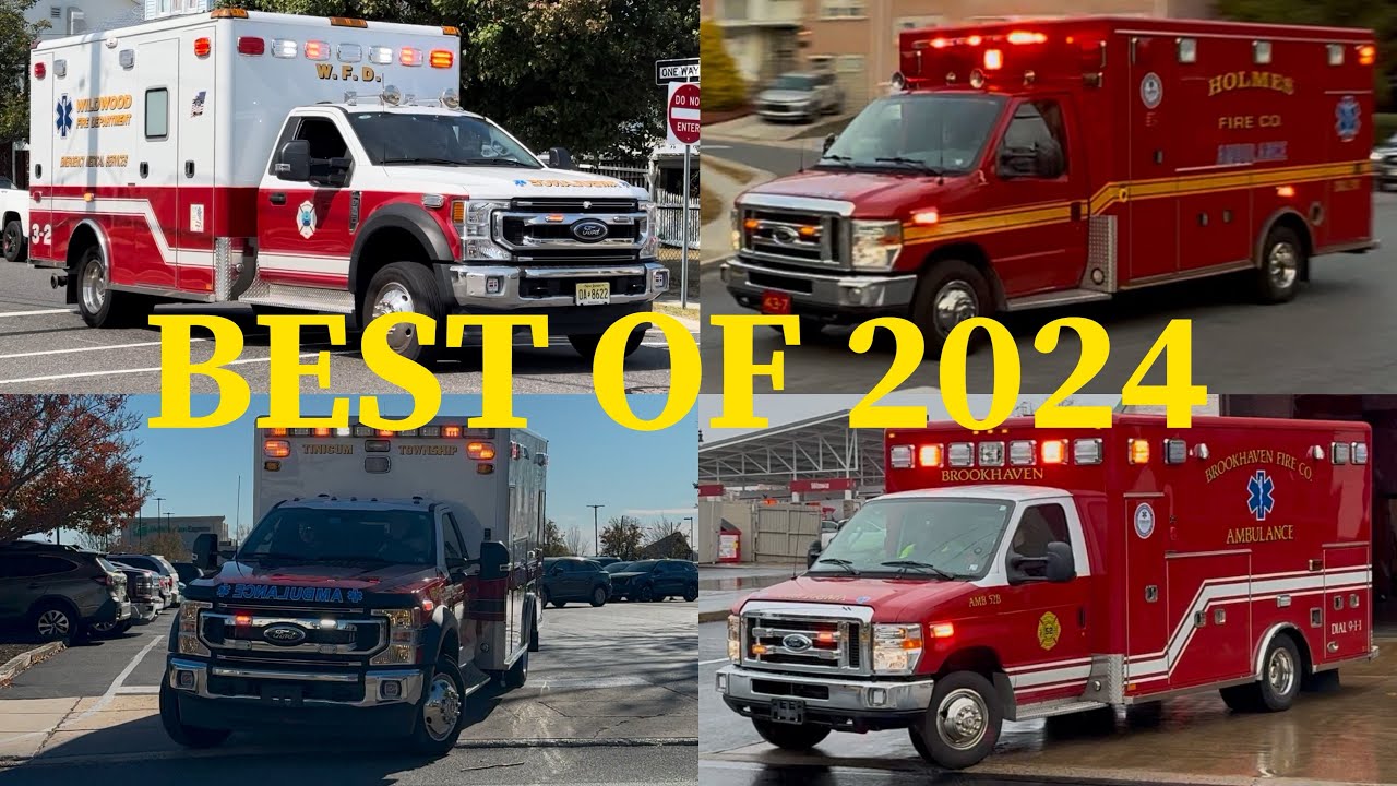 Ambulances Responding Compilation Best of 2024