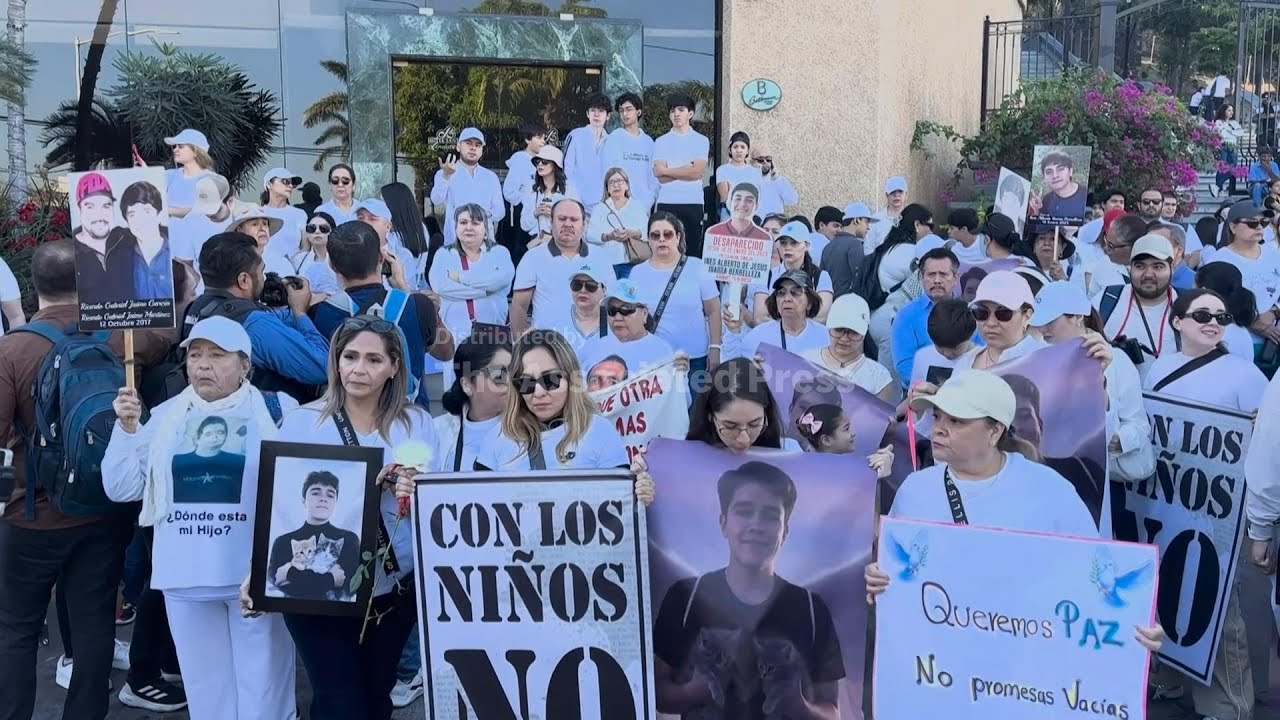 Residents in Mexico's Culiacan march for peace to bring attention to waves of violence