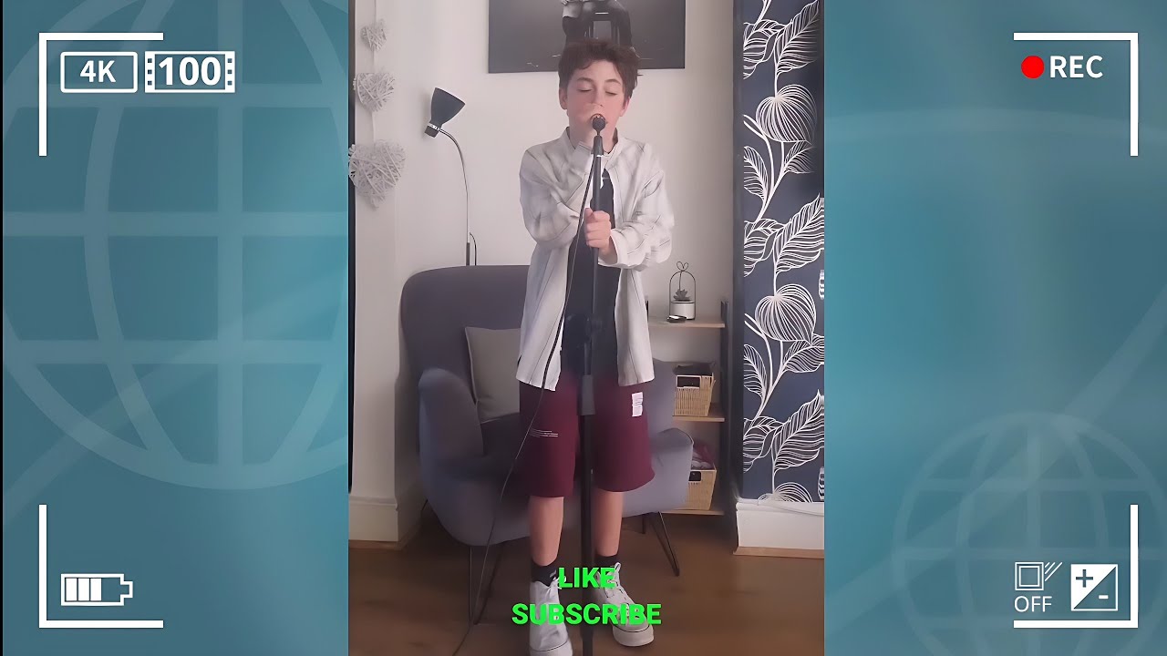 ALFIE MUM SUGGESTED TO ALFIE TO SING THIS SONG, AND ALFIE AGREED TO LEARN IT.