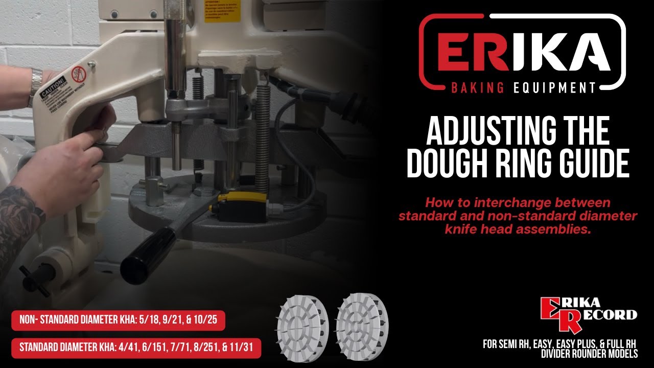 Adjusting Dough Ring Guide | Erika Record Divider Rounder Knife Head Assemblies | Bakery Equipment