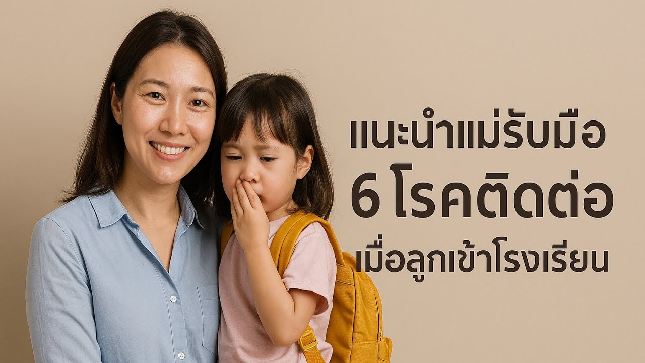 ุ6 โรคติดต่อเมื่อลูกเข้าโรงเรียน