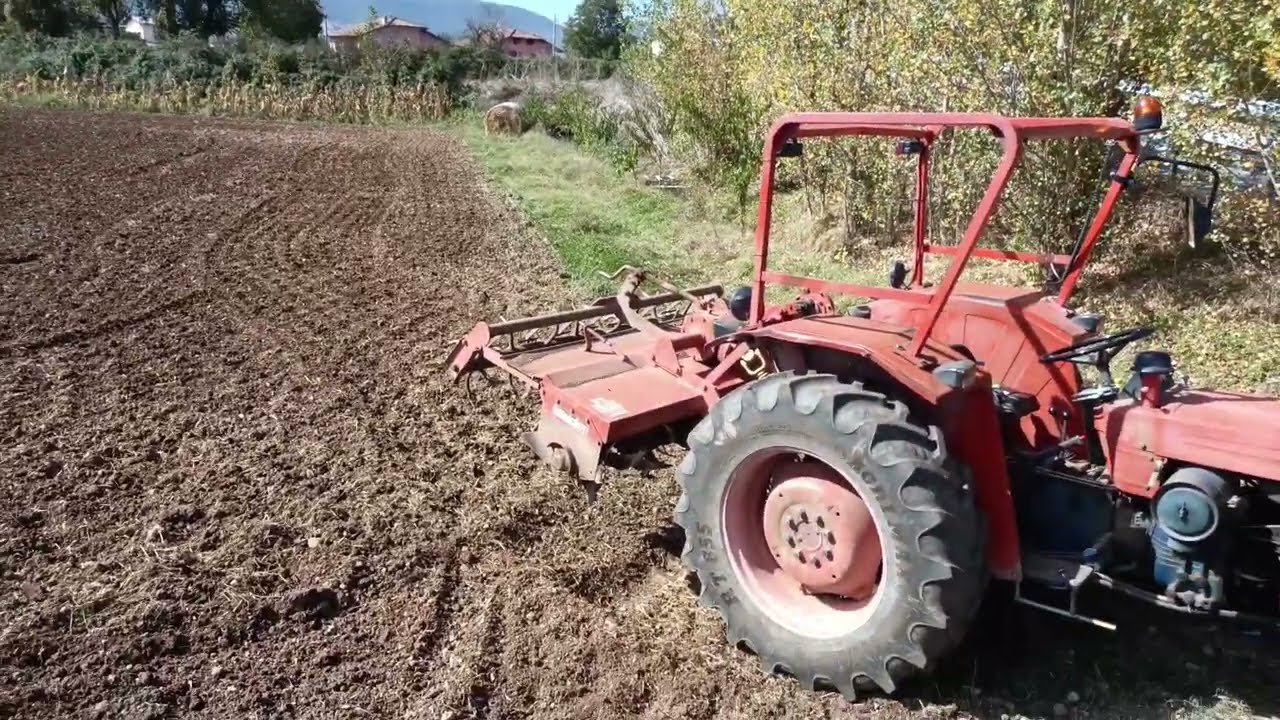 Fresa Breviglieri B14  con SAME Corsaro 70 dt   AFFINAMENTO TERRENO X LA SEMINA