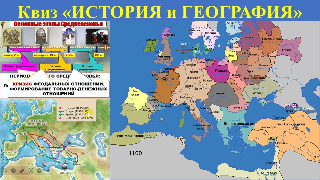 84.14 Европа, Русь XIIв. Усобицы