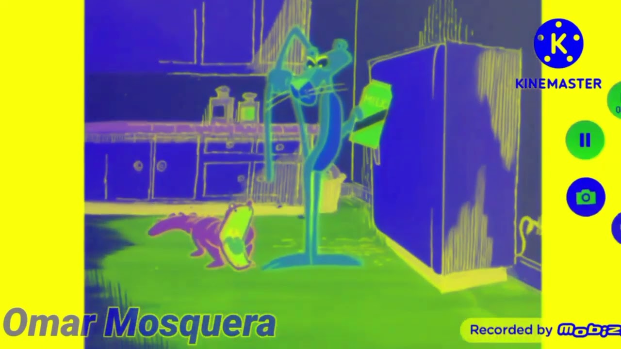 Pink pather baby crocodie crying (preview 2 effects) on kinemaster