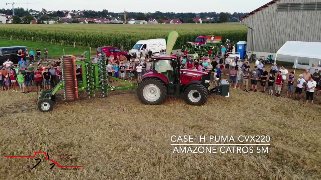 Feldabend der Fa. Siegner Landtechnik aus Deubach am 6.August 2018 in M&uuml;nsterhausen