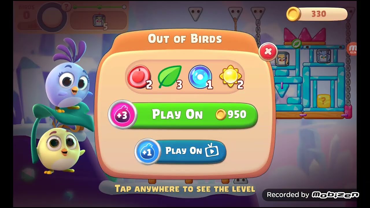 Angry Birds Journey Level 291-292 - Fail