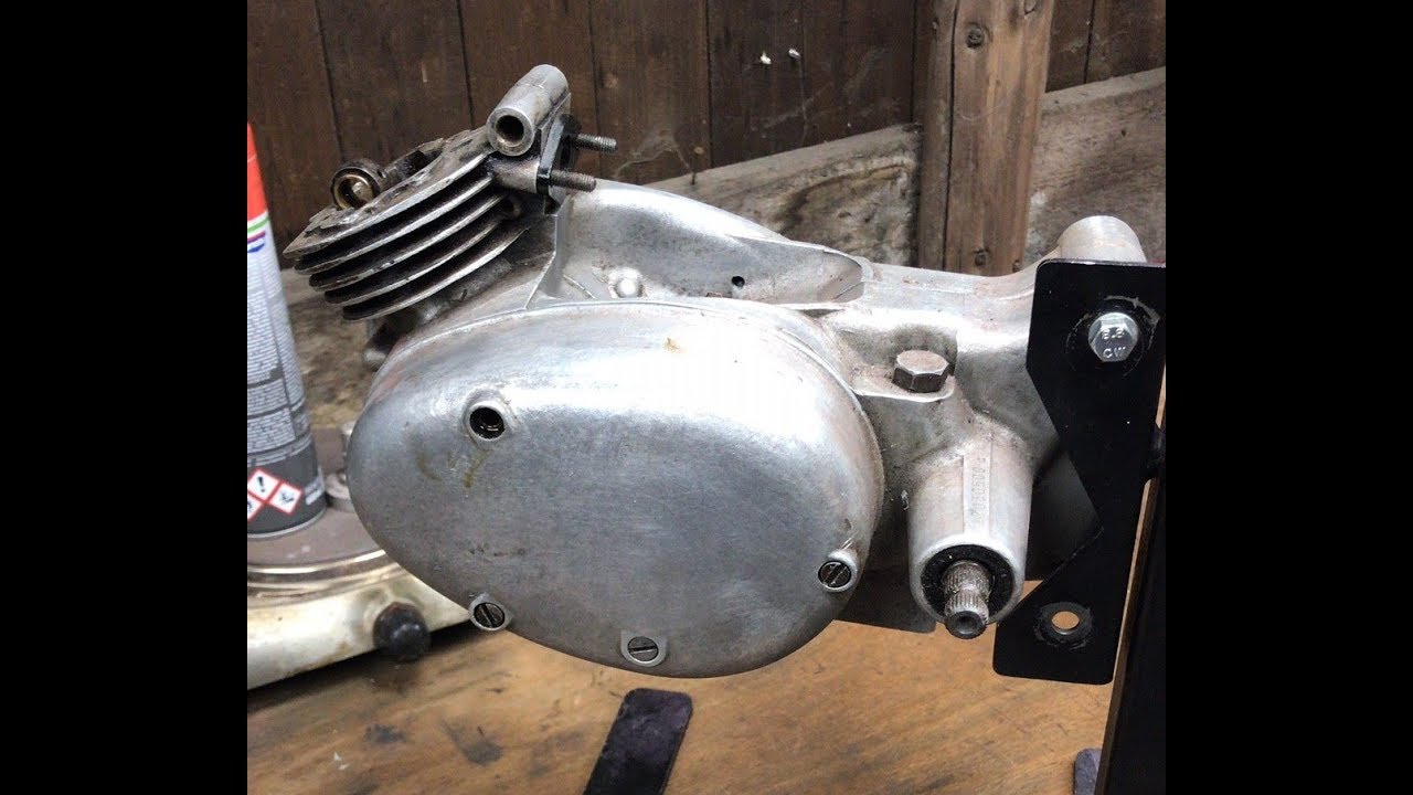 Simson SR2, Motor RH 50 (Pedal – Spatz) mit 2,3 PS, Teil #1, Zerlegung mit Überraschungen